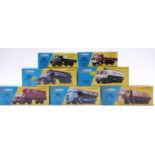 Seven Corgi Classics limited edition diecast model lorries and tankers, all in original boxes.