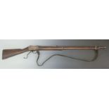 London Small Arms Company Enfield Martini-Henry action .577/ 450 1874 Mk II carbine rifle with