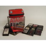 Atari 2600 video computer system, video touch pad and 17 games/ programs, some in original boxes,