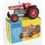 Corgi Toys diecast model Massey-Ferguson '165' Tractor with red body and hubs 66, in original box