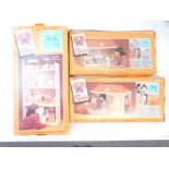 Collection of Sindy doll items including Super Home House Garage and Extension, all in original