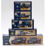 Five Corgi Classics Pickfords diecast model vehicles comprising two Scammell Contractors 17904,