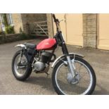 WITHDRAWN 1967 Cotton 250cc trials motorcycle, vendor reports it to have electronic ignition, new