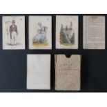 English playing cards. The Novel and Illustrated Game of Dr. Busby. Comprising four sets or families