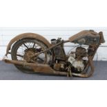 1932 Excelsior JAP engined 600cc side valve motorcycle project, believed originally registered UY