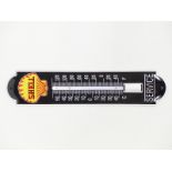 Shell Service enamel advertising thermometer, height 30cm