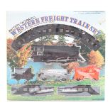 Battery operated Western Freight Train Set, in original box.