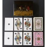 The State Printing Works, St. Petersburg, Russia playing cards. Double pack with double ended courts