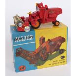 Corgi Major Toys diecast model Massey-Ferguson "780" Combine Harvester with red body, orange hubs