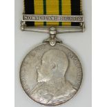 Royal Navy Africa General Service Medal with clasps for Somaliland 1908-10 named to 208332 D J Moore