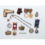 British Army WWI Medals comprising a war medal and victory medal named to 11517 Pte. G.W.J. Smith