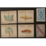 Henry Reason, London playing cards. The Auction Game. 24 pairs of cards, each representing half of