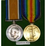 British Army WWI medals comprising the War Medal and Victory Medal named to 365391 Pte J S Tye