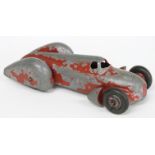 Dinky Toys diecast model Auto-Union Racing Car with red body and hubs 23d
