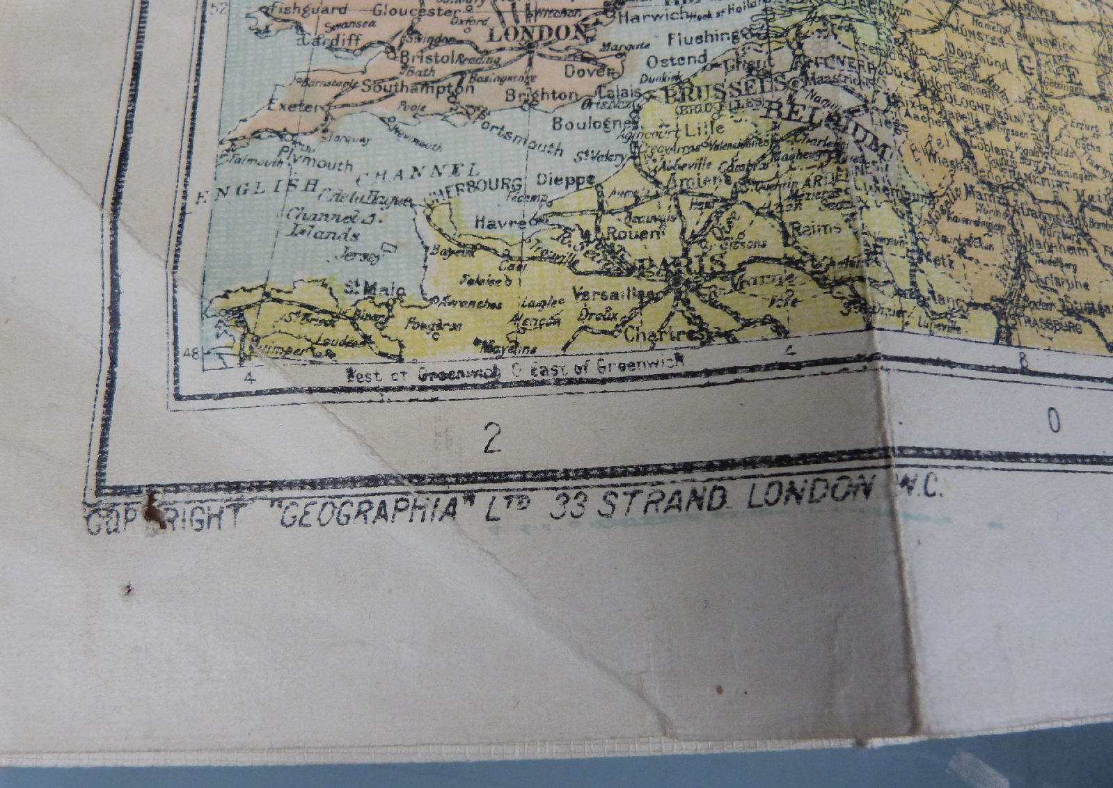 Daily Telegraph war map of Europe and Sir John French's Despatches - Image 4 of 7