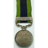 British Army India General Service Medal 1909 with clasp for North West Frontier 1930-31, named to
