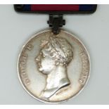 British Army Waterloo Medal named to Samuel Hogg, 54th Regiment of Foot
