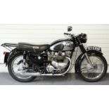 1959 AJS model 20 500cc twin motorcycle 81 CUO, with V5C vendor advises that the bike won best
