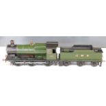 3 1/2 inch gauge 0-6-0 live steam GWR 2251 class tender locomotive with twin inside cylinders,