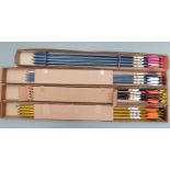 Four boxes of Longshot archery arrows, 3x8 and 1x12