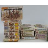 Fifteen Matchbox and Airfix model figure sets/ kits, all in original boxes.