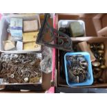 Large quantity of vintage padlocks, keys, locks etc