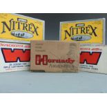 Ninety-eight Winchester Western, Nitrex and Hornady .458 rifle cartridges, all in original boxes