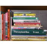 Approximately 25 tram and Bus interest books including The Leyland bus by D.Jack, Crosville,