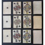 F.A. Lattmann, Goslar, Germany playing cards. Three packs comprising German national pattern. Two