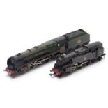 Two  Hornby Dublo 00 gauge BR locomotives 2-6-2 Duchess of Montrose 46232 and 2-6-4 tank 80054.