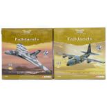 Two Corgi The Aviation Archive Falklands 20th Anniversary limited edition 1:44 scale diecast model