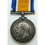 British Army WWI War Medal named to 13622 Pte F Smith 10th Battalion, Glosters/ Gloucestershire