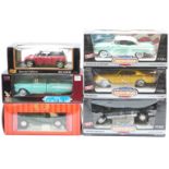 Six ERTL, Maisto and Tonka Polistil diecast model vehicles including American Muscle, Special