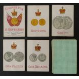 J. Evans & Sons, London. Change for a Sovereign playing card game. Printed by Kronheim & Co, London.