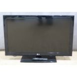 LG 37 inch flat screen television with remote