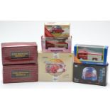 Seven Corgi, Fire Brigade Models and Richmond Toys diecast model fire engines including nine