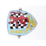BARC British Automobile Racing Club enamel car badge