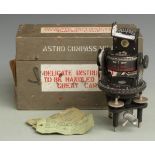 Royal Air Force cold war Astro compass MkII, with box