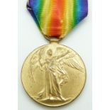 British Army WWI Victory Medal named to 26755 Pte W Ferriman Glosters/ Gloucestershire Regiment