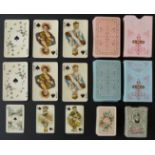 J. Muller  & Cie, Schaffhouse, Switzerland playing cards. Swiss cantons souvenir patience pack no.