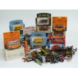 Over 30 Corgi, Exclusive First Editions (EFE) and similar diecast model vehicles including Golden