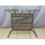 Industrial/ shopfitting/ haberdashery Superdry display stand/ table W130 x  D130 x H80cm