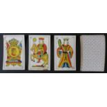 Sebastian Comas y Ricart, Barcelona, Spain playing cards. Spanish Catalan pattern with Spanish