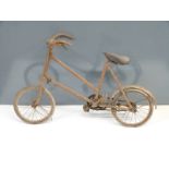 An early 20thC child's bicycle, height 72cm