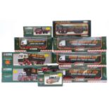 Nine Corgi and Corgi Classics Eddie Stobart diecast model lorries and commercial vehicles, all in