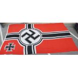 German Nazi flag, approximately 277 x 477cm