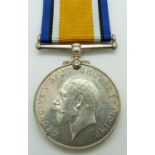 British Army WWI medal named to 2nd Lieutenant E A Cockett Glosters/ Gloucestershire Regiment