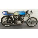 1960s Honda CB72 with Seeley type frame, vendor advises this has recently had new ignition fitted