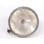 Lucas King of the Road chrome vintage / pre-war car headlamp, diameter 25cm