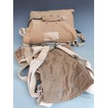 Royal Air Force WWII seat parachute, back pad Irvin Mk1 with parachute, lines, pack and harness with